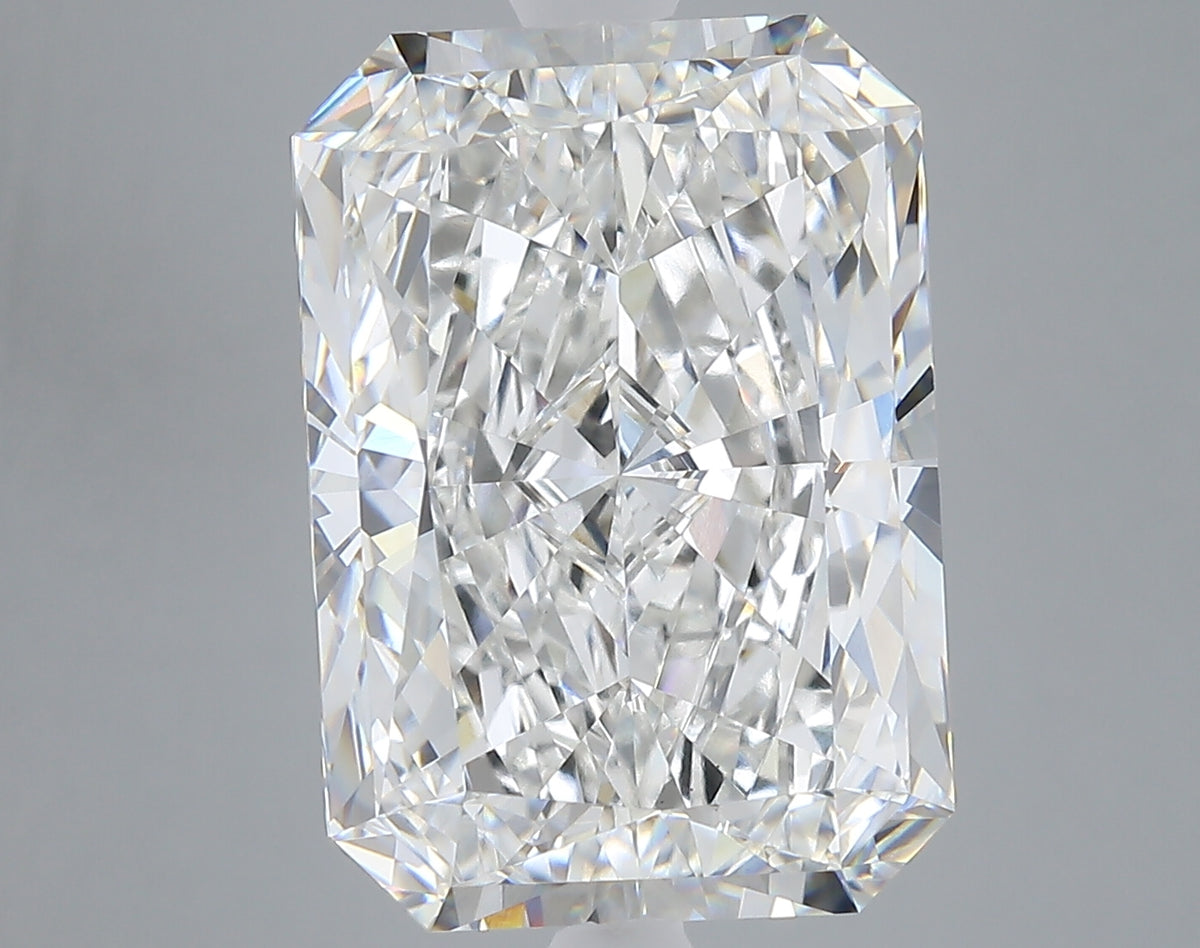 10.34 carat radiant lab grown diamond F color VS1 clarity