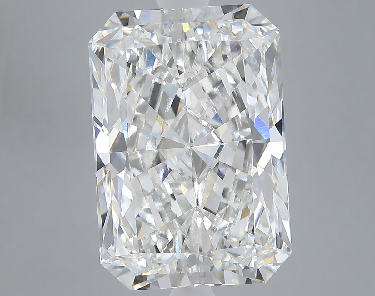 10.31 carat radiant lab grown diamond F color VVS2 clarity