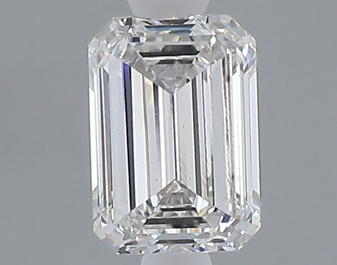 1.02 carat emerald lab grown diamond E color VS1 clarity