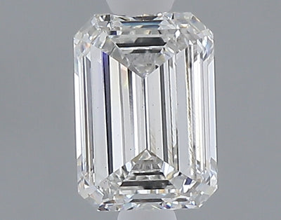 1.02 carat emerald lab grown diamond E color VS1 clarity