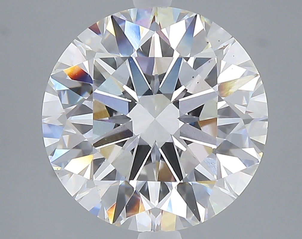 5.10 carat round lab grown diamond E color VS1 clarity
