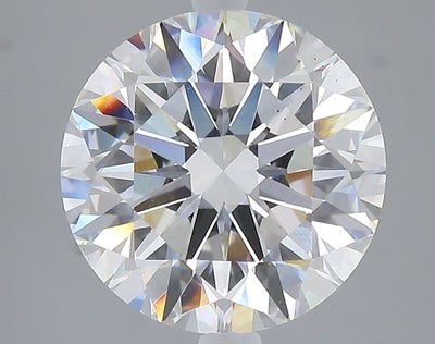 5.10 carat round lab grown diamond E color VS1 clarity