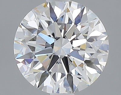 1.54 carat round lab grown diamond E color VVS2 clarity
