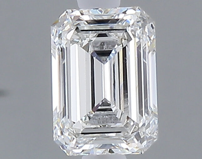 1.03 carat emerald lab grown diamond E color VS1 clarity