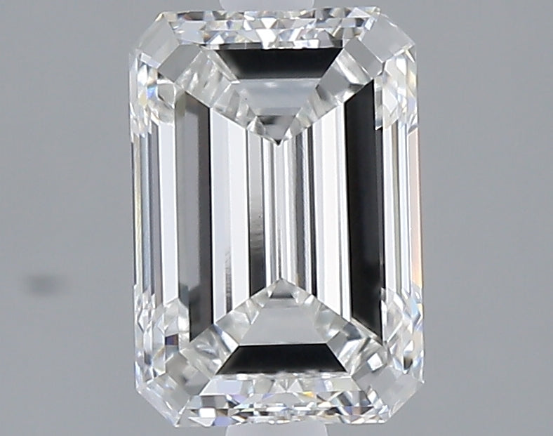 2.06 carat emerald lab grown diamond E color VVS2 clarity