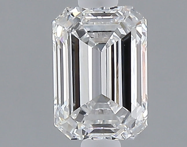 1.02 carat emerald lab grown diamond E color VVS2 clarity