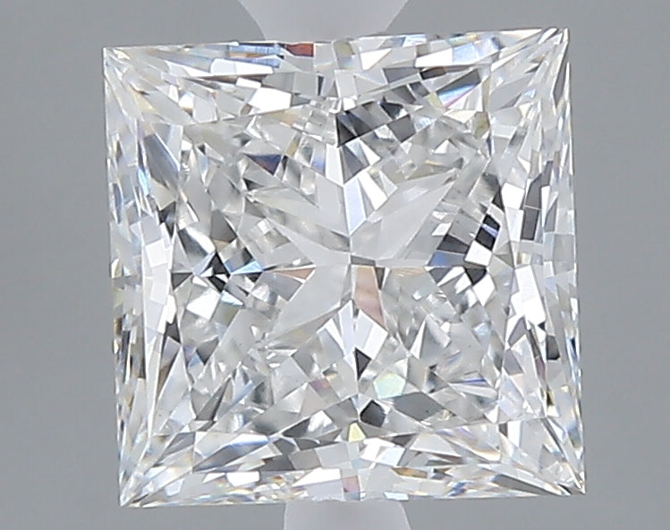 2.58 carat princess lab grown diamond E color VS1 clarity
