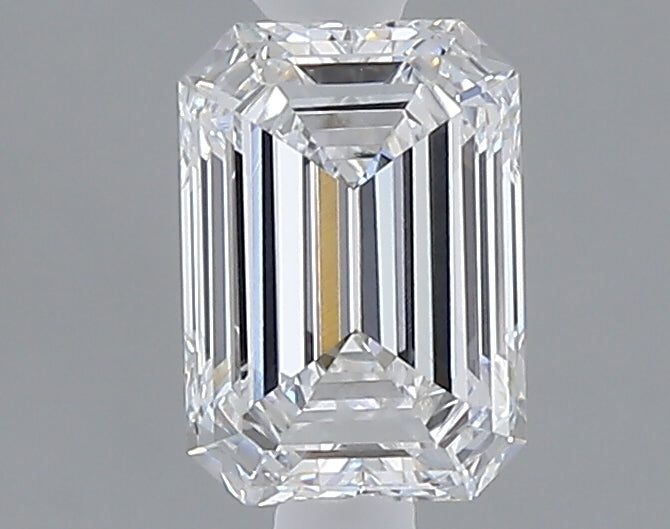 1.03 carat emerald lab grown diamond E color VVS2 clarity