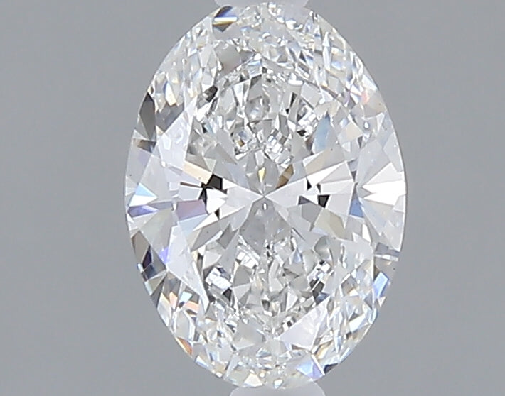 1.02 carat oval lab grown diamond E color VS1 clarity
