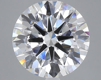 5.10 carat round lab grown diamond E color VS1 clarity