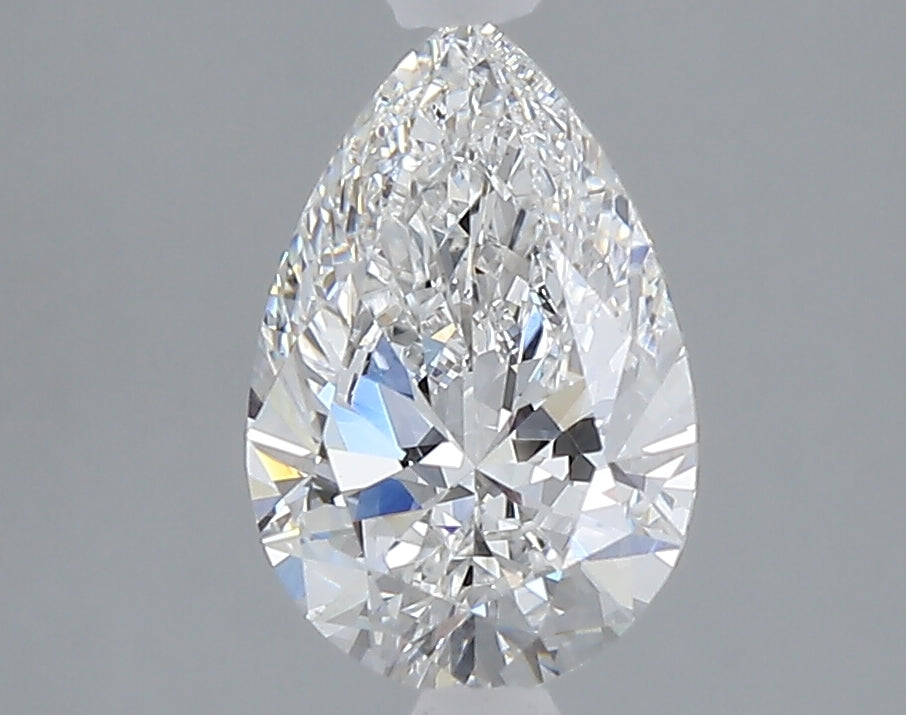 1.57 carat pear lab grown diamond E color VS1 clarity