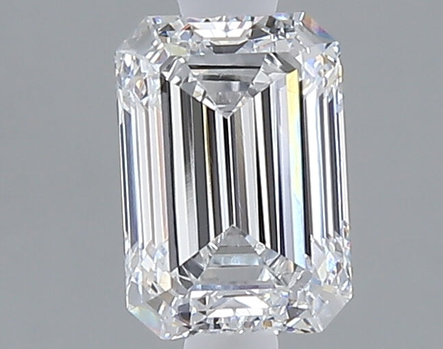 1.01 carat emerald lab grown diamond E color VVS2 clarity