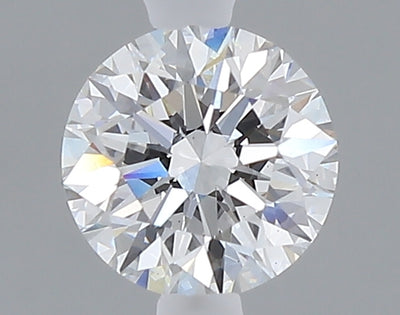 1.08 carat round lab grown diamond D color VVS2 clarity