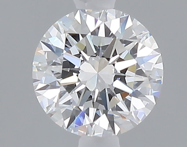 1.08 carat round lab grown diamond D color VVS2 clarity