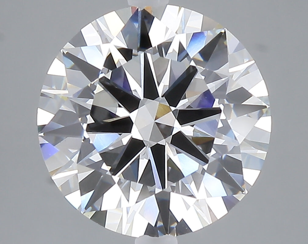 5.06 carat round lab grown diamond E color VS1 clarity