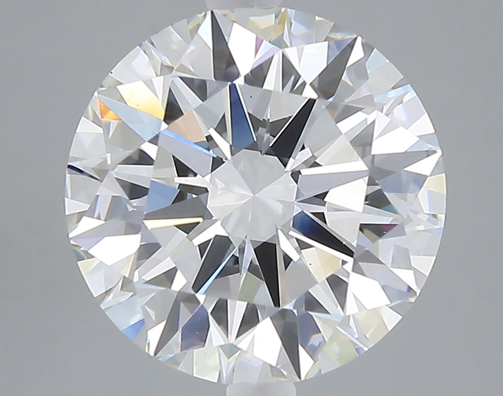 5.09 carat round lab grown diamond E color VS1 clarity