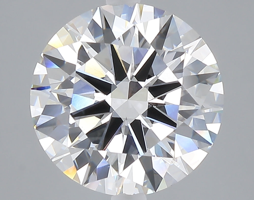 5.03 carat round lab grown diamond F color VVS2 clarity
