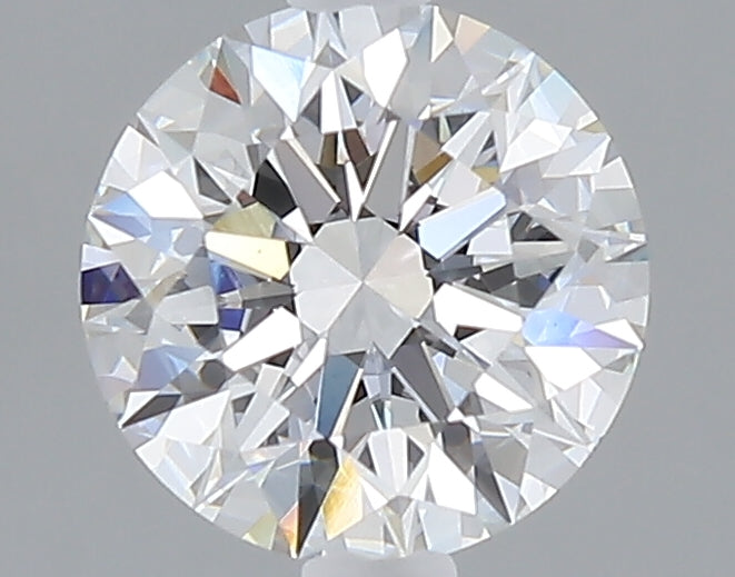 1.57 carat round lab grown diamond E color VVS2 clarity