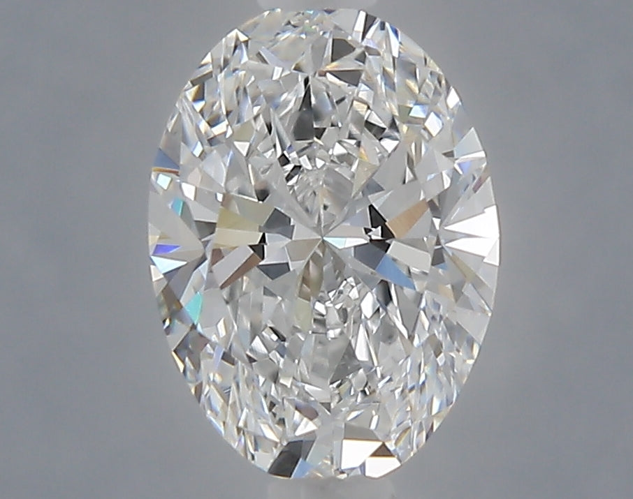 1.02 carat oval lab grown diamond D color VVS1 clarity