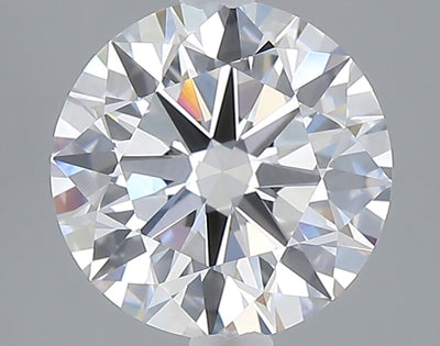 2.50 carat round lab grown diamond E color VVS2 clarity