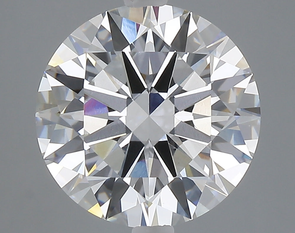 5.01 carat round lab grown diamond E color VVS2 clarity