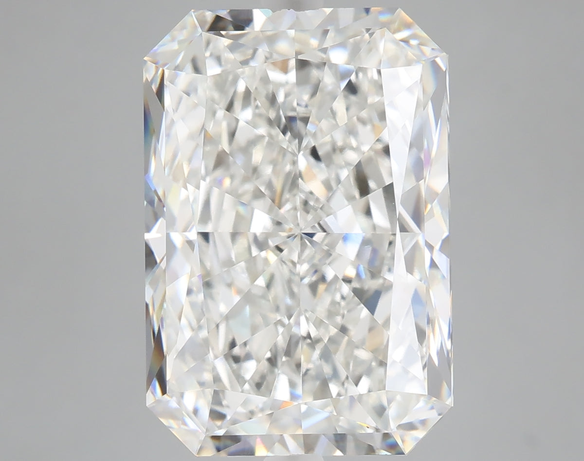 10.25 carat radiant lab grown diamond F color VVS2 clarity
