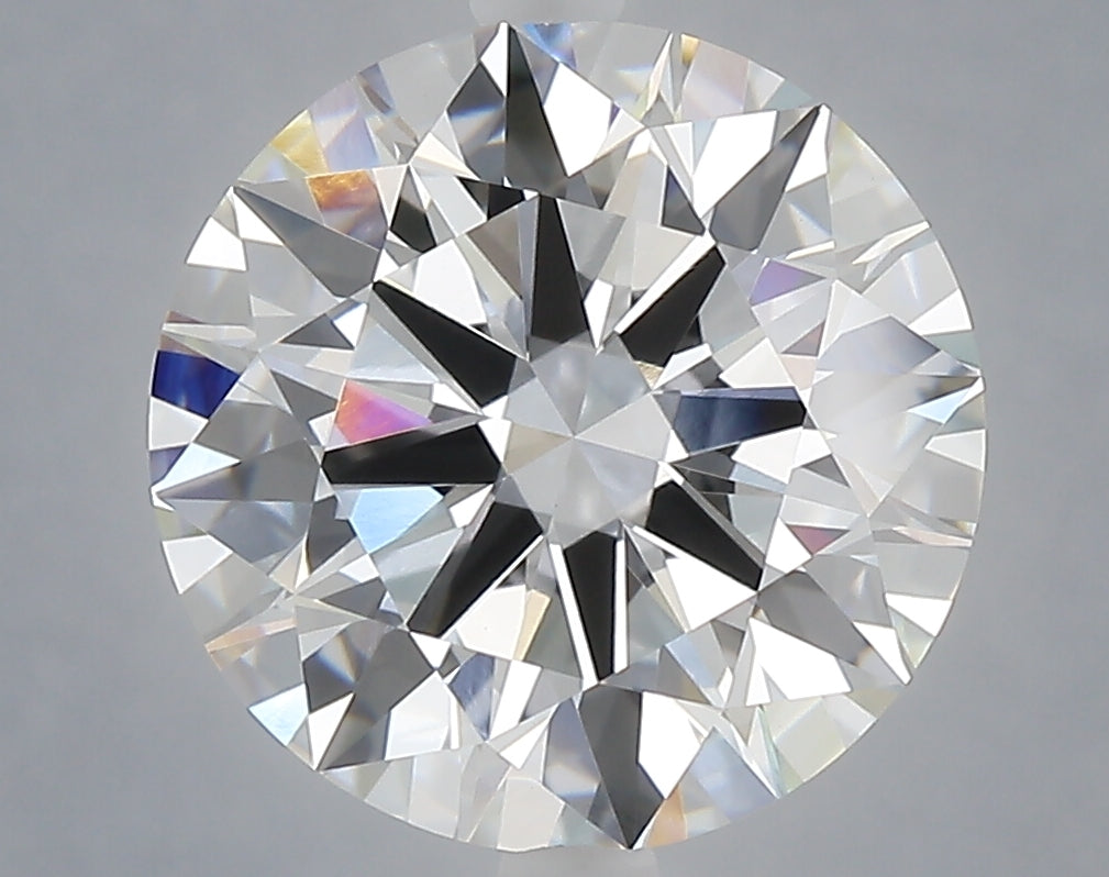 5.10 carat round lab grown diamond E color VVS2 clarity