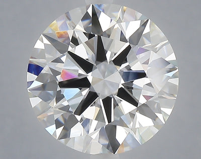 5.10 carat round lab grown diamond E color VVS2 clarity