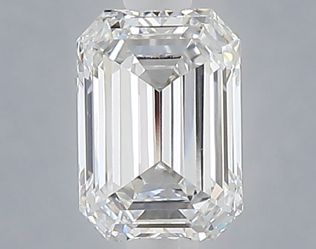 1.02 carat emerald lab grown diamond E color VVS2 clarity