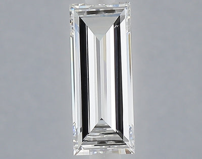 1.00 carat baguette lab grown diamond E color VVS2 clarity