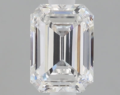 1.07 carat emerald lab grown diamond E color VVS2 clarity