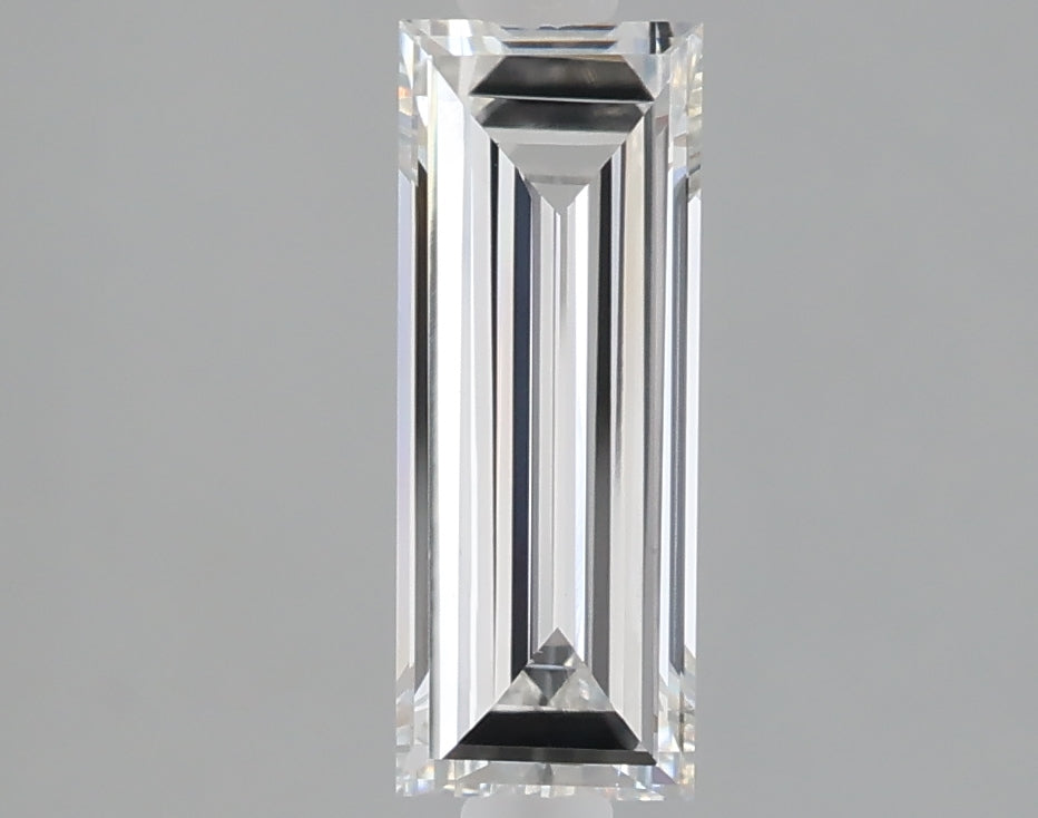 1.00 carat baguette lab grown diamond E color VVS2 clarity