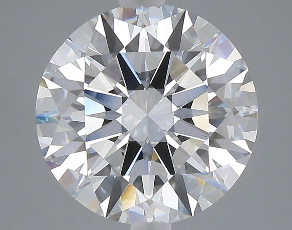 5.06 carat round lab grown diamond E color VS1 clarity