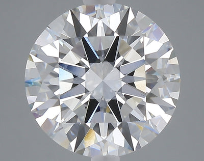 5.06 carat round lab grown diamond E color VS1 clarity