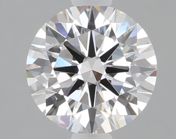 1.08 carat round lab grown diamond E color VVS2 clarity