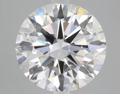 5.26 carat round lab grown diamond F color VS1 clarity