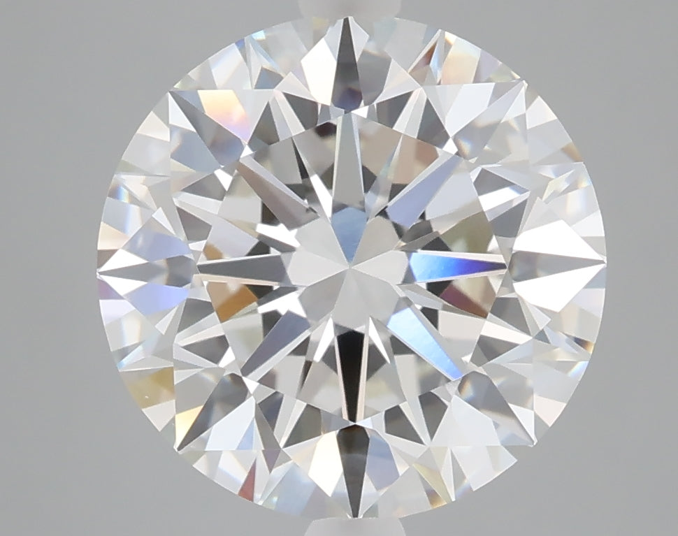 5.03 carat round lab grown diamond E color VVS2 clarity