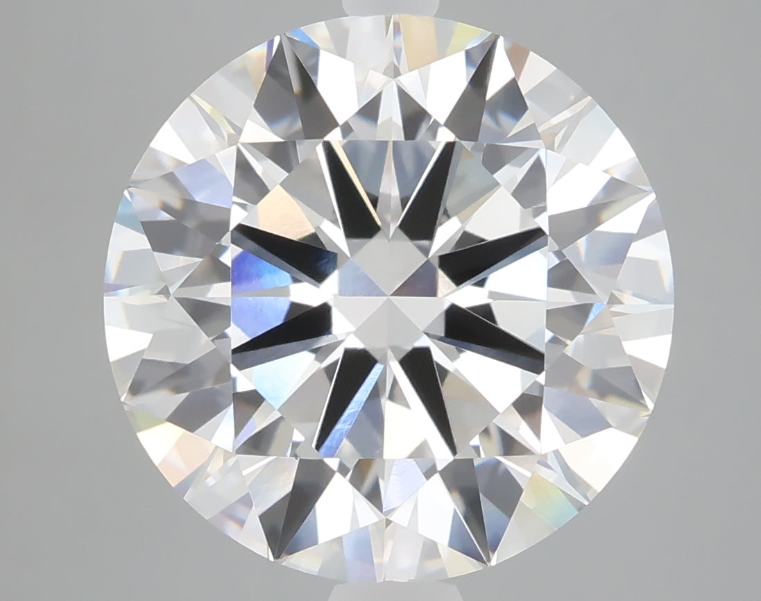 7.04 carat round lab grown diamond F color VS1 clarity