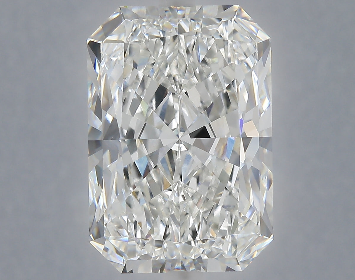 10.26 carat radiant lab grown diamond F color VVS2 clarity