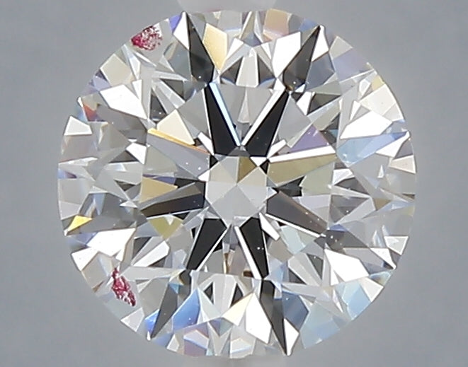 1.53 carat round lab grown diamond D color VVS2 clarity