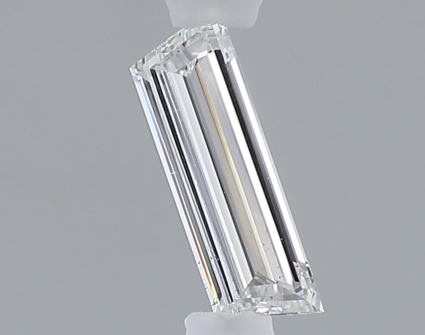 0.34 carat baguette lab grown diamond D color VS1 clarity