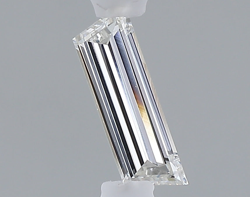 0.33 carat baguette lab grown diamond E color VVS2 clarity