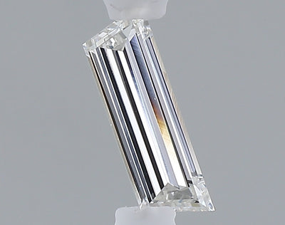 0.33 carat baguette lab grown diamond E color VVS2 clarity