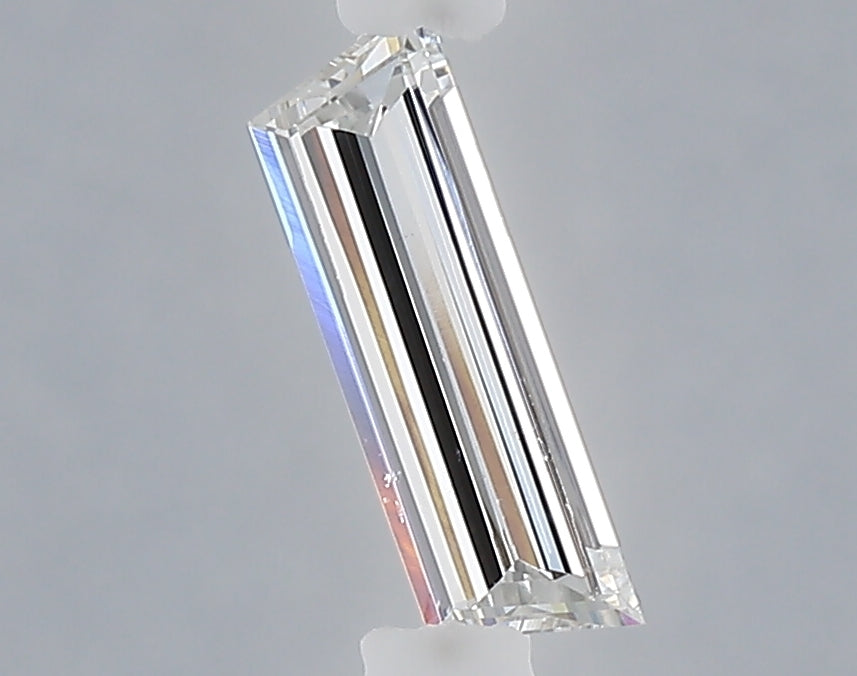 0.31 carat baguette lab grown diamond E color VVS2 clarity
