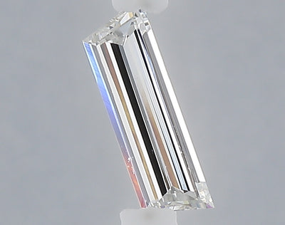0.31 carat baguette lab grown diamond E color VVS2 clarity