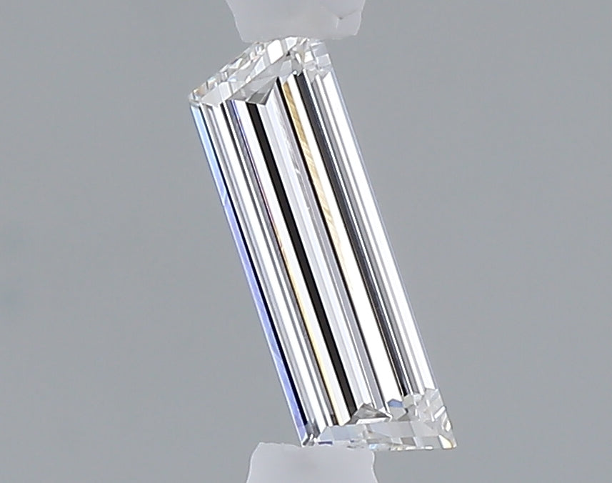 0.33 carat baguette lab grown diamond E color VVS2 clarity