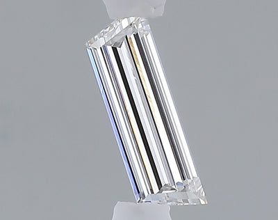 0.33 carat baguette lab grown diamond E color VVS2 clarity