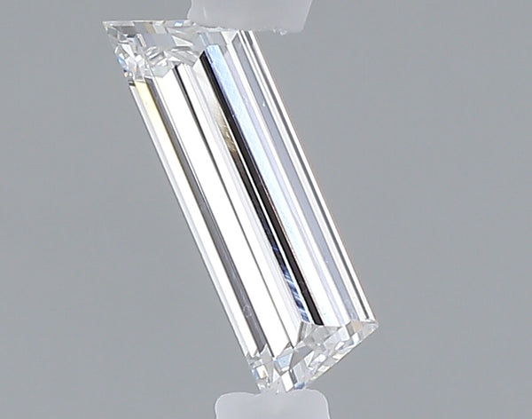 0.33 carat baguette lab grown diamond E color VS1 clarity