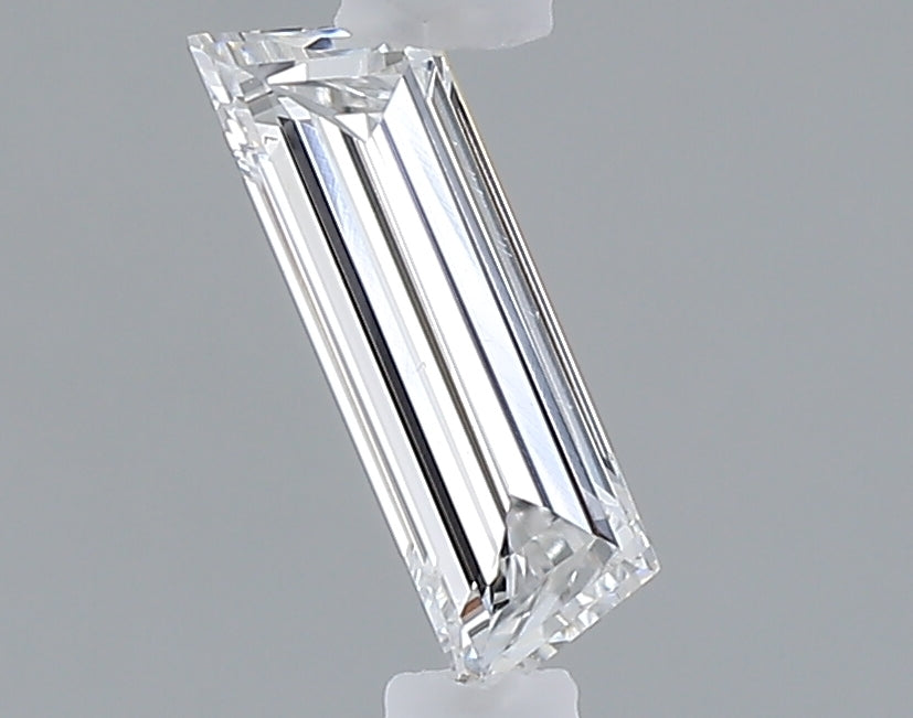 0.33 carat baguette lab grown diamond E color VVS2 clarity
