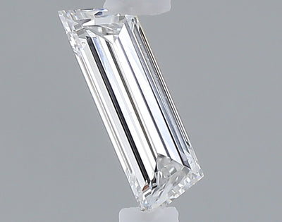 0.33 carat baguette lab grown diamond E color VVS2 clarity